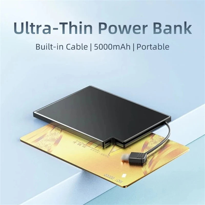 Ultra Thin Slim Credit Card Powerbank