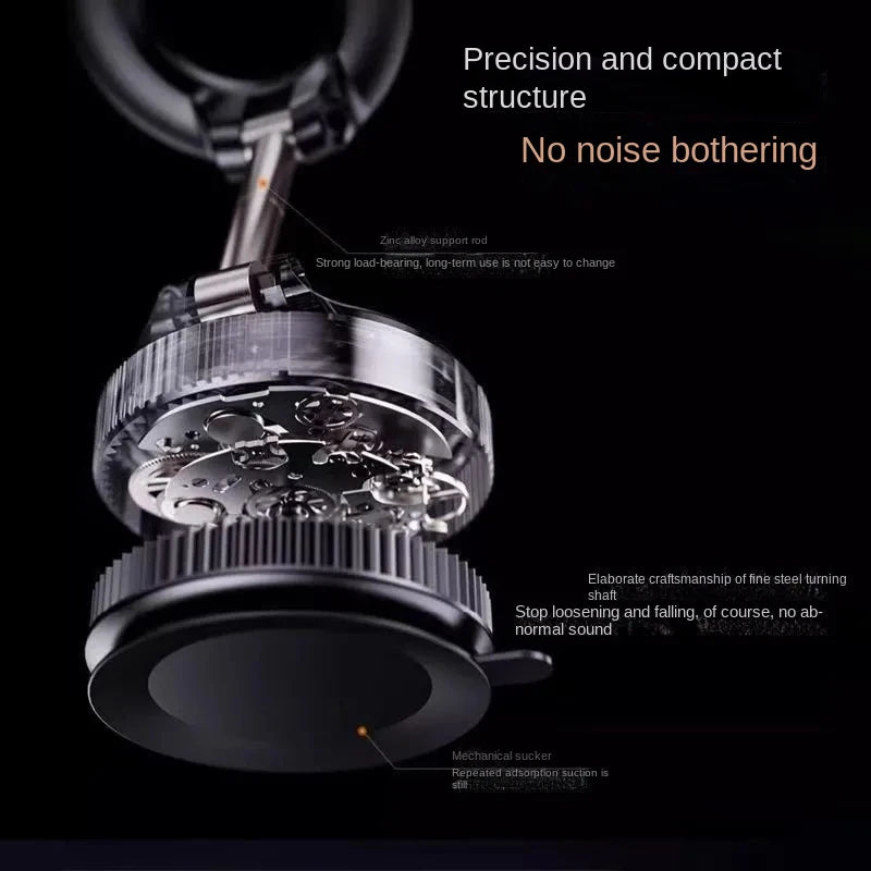 Vacuum magnetic car phone holder